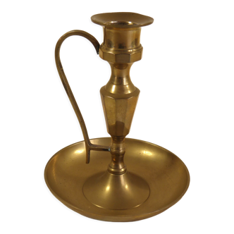 Brass candle holder 13 cm