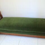1960 meridian in walnut and velvet