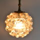 Hanging Helena Tynell amber glass bubbles 60s