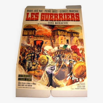 Affiche de cinéma originale "Les Guerriers" de 1967 Empire romain 120x160cm
