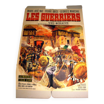Affiche de cinéma originale "Les Guerriers" de 1967 Empire romain 120x160cm