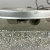 Flush Mount Ceiling Light Ice Glass Hillebrand 60s