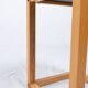 Pair of bedside tables or side tables in the style of André Sornay, France, 1980s.