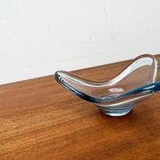 Danish glass bowl from the mid-century by Per Lütken for Holmegaard, 1960s.