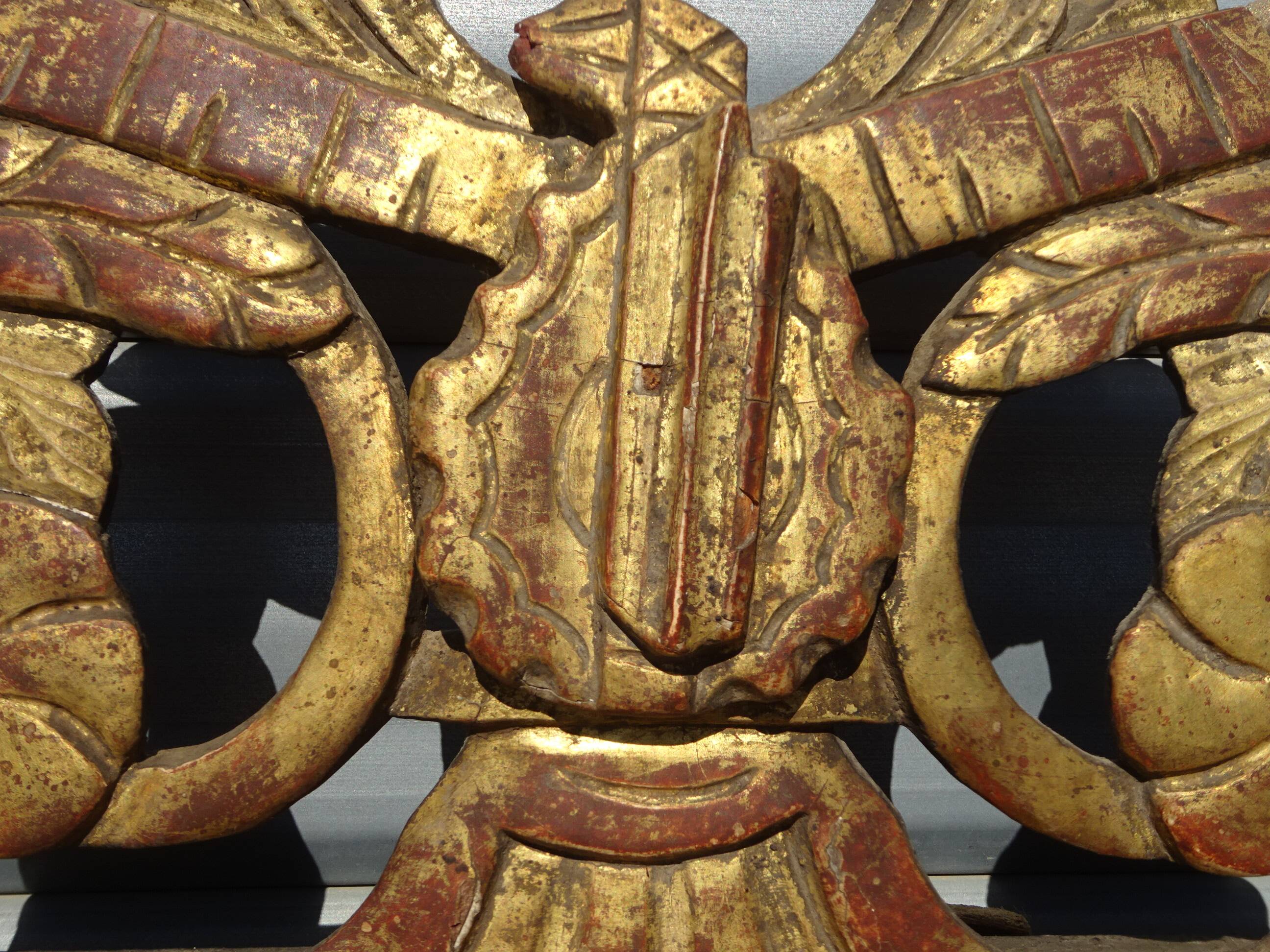 Very old Louis XVI style mirror.