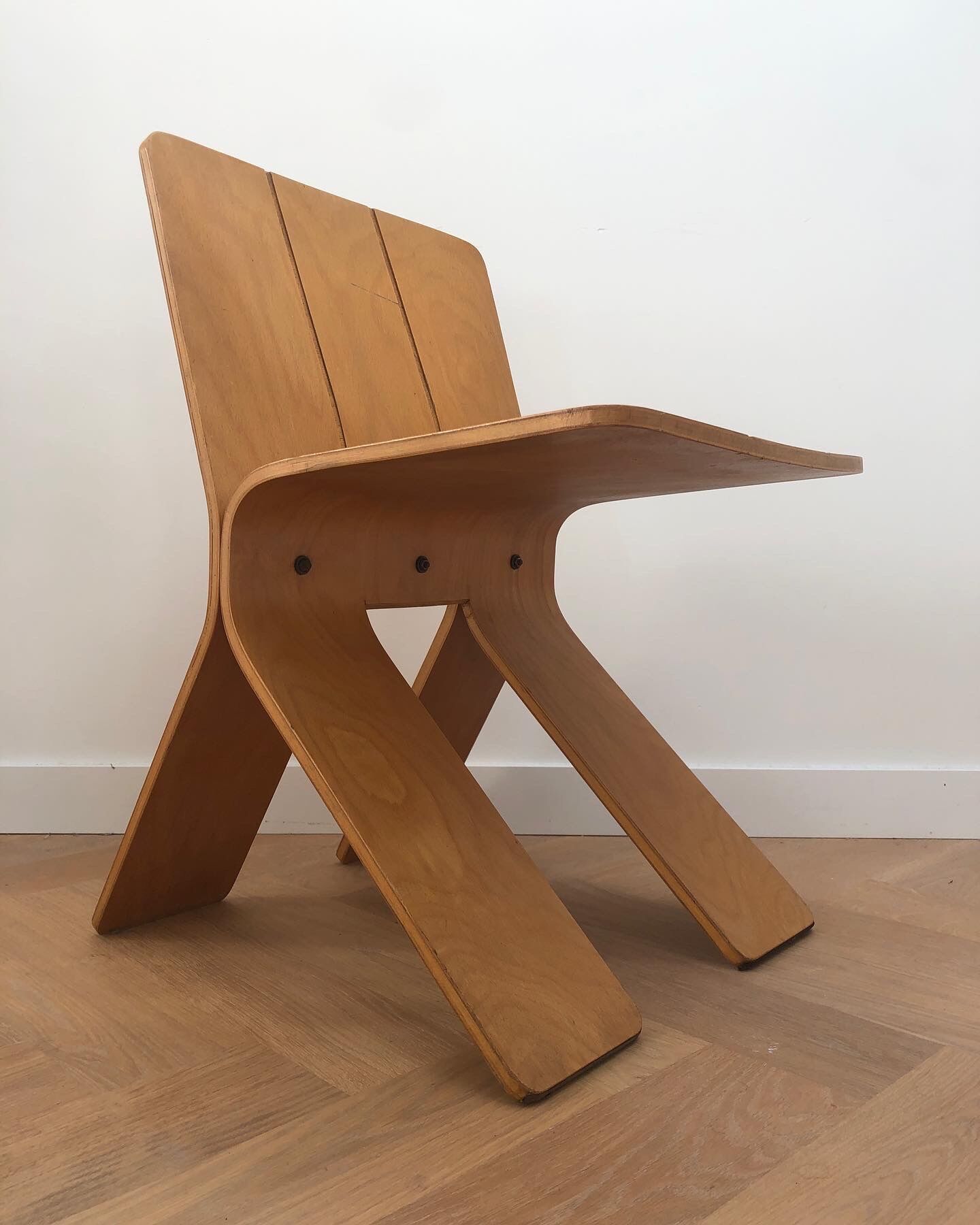1970's plywood chairs