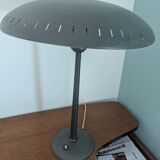 Evoluon saucer-shaped desk lamp by Louis Kalff for Philips, green