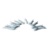 Set of 11 Art Deco zoomorphic knife holders