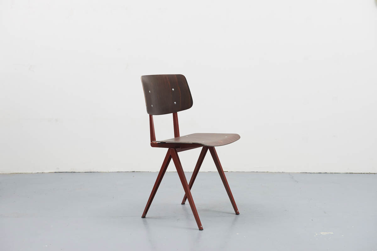 Pair S16 chairs from Galvanitas - ebony/pearl copper - Reissue