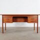Danish teak desk by Imha Møbler Danish design