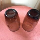 Series of 5 vintage glasses