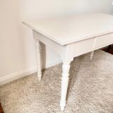 White farmhouse table