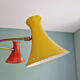 Articulated Diabolo chandelier, Italian design, 1950s-60s