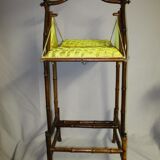 Worker rare, 19th in bamboo and Japan lacquer panels