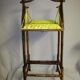 Worker rare, 19th in bamboo and Japan lacquer panels