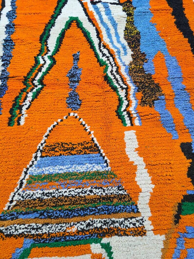 Tapis bérbere marocain décoré 200cmx300cm