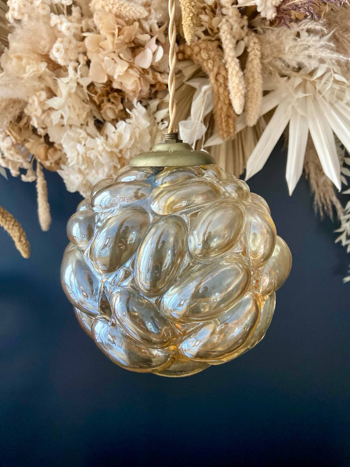“Bubbles” glass pendant light