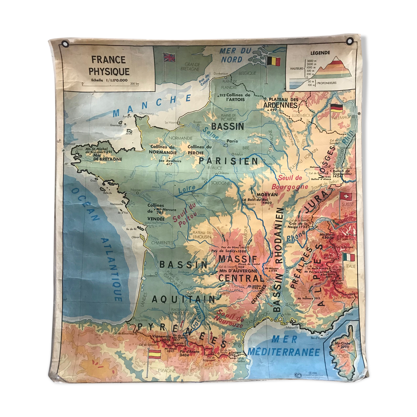 Carte scolaire la France