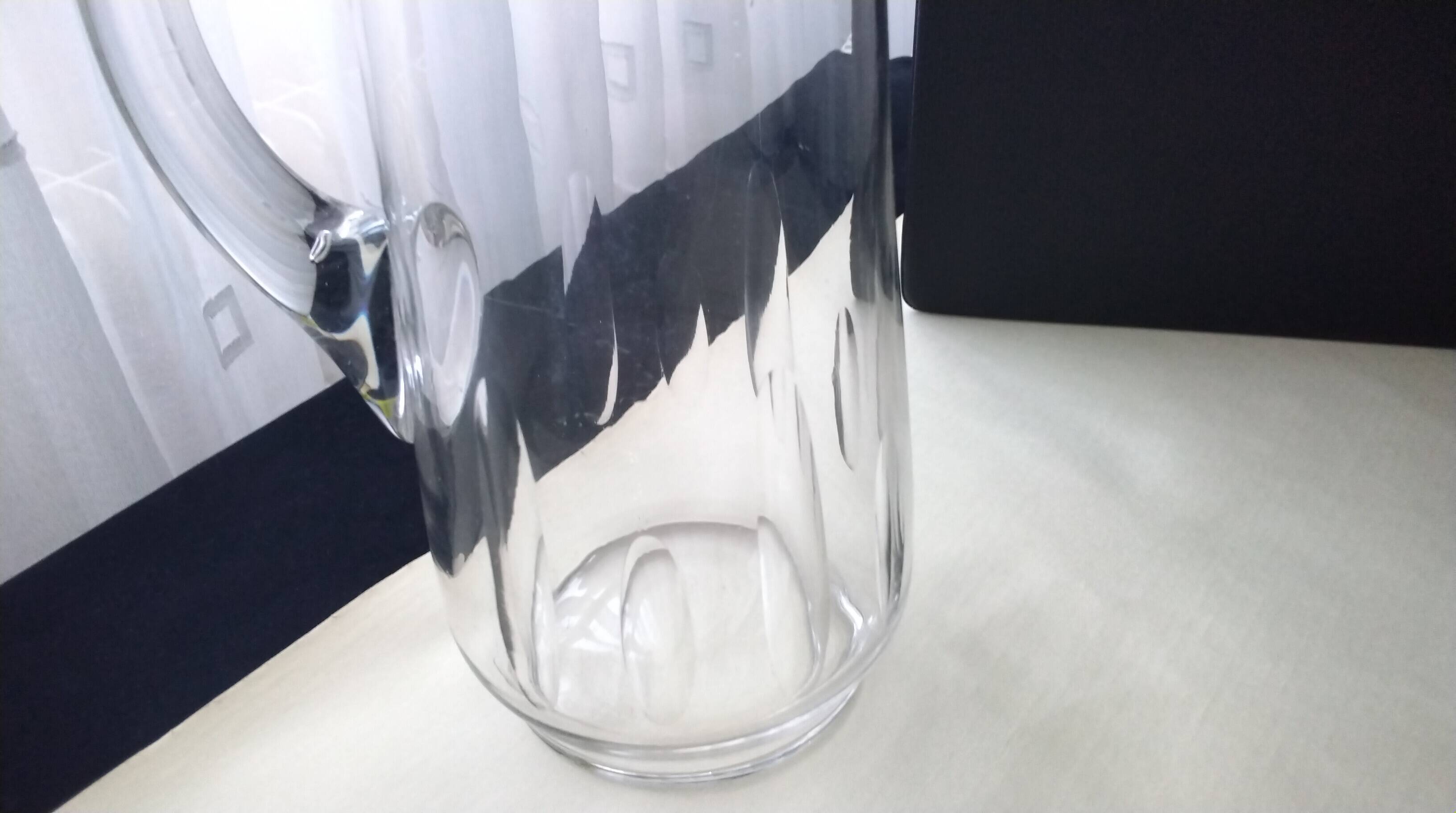 Jug, glass water carafe 1.350L