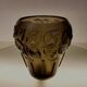 Vase art déco, fumée persglas avec décor, Barolac Josef Inwald, période 1930