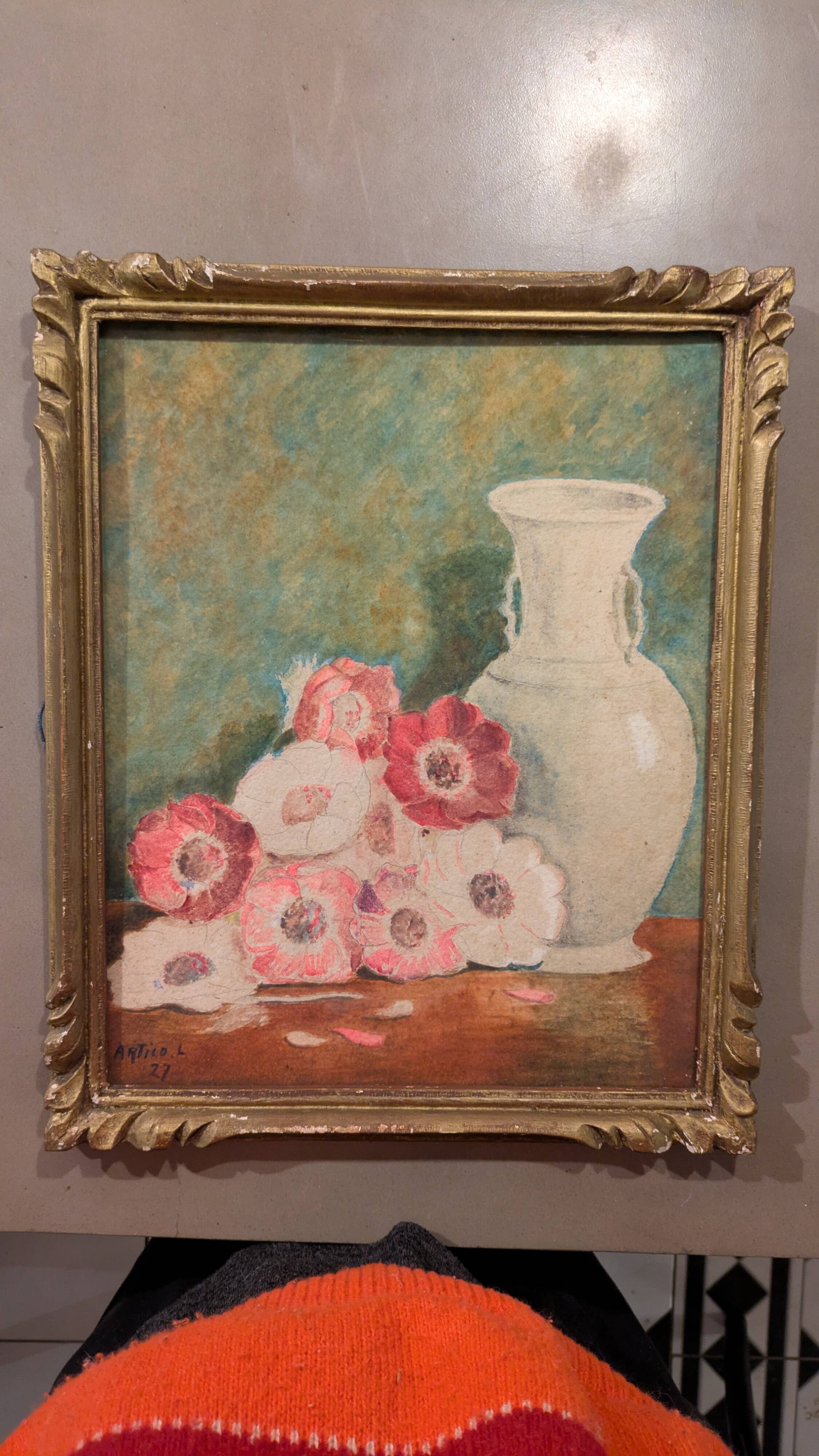 Still life painting from the early 20th century