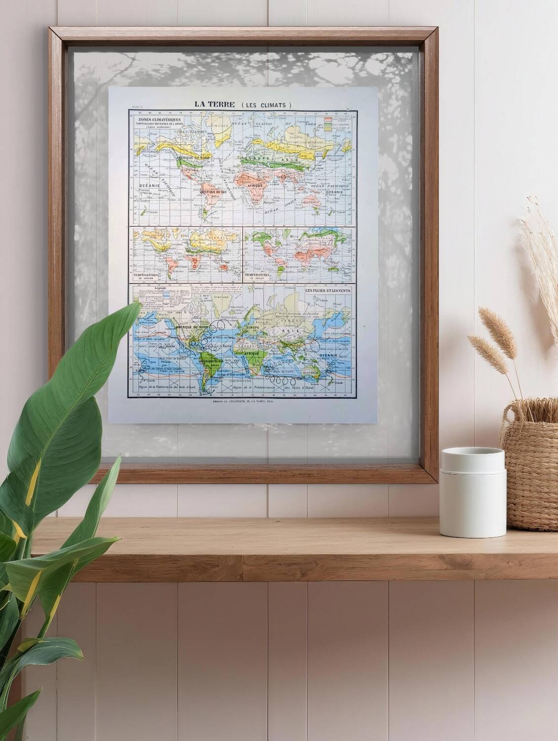 Printed in 1900, The Earth and its Climates.