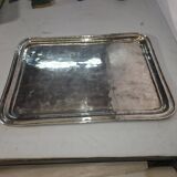 Antique silver-plated tray