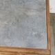 Vintage wooden buffet with a marble top.