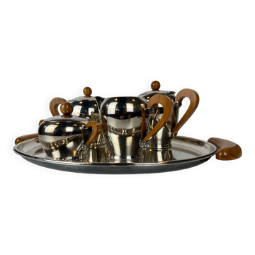 Alessi coffee and tea set silver-plated
