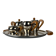 Alessi coffee and tea set silver-plated