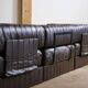 De Sede DS-88 modular sofa in dark brown patchwork leather, Switzerland 1970s