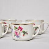 Lot of 8 cups Fleuries