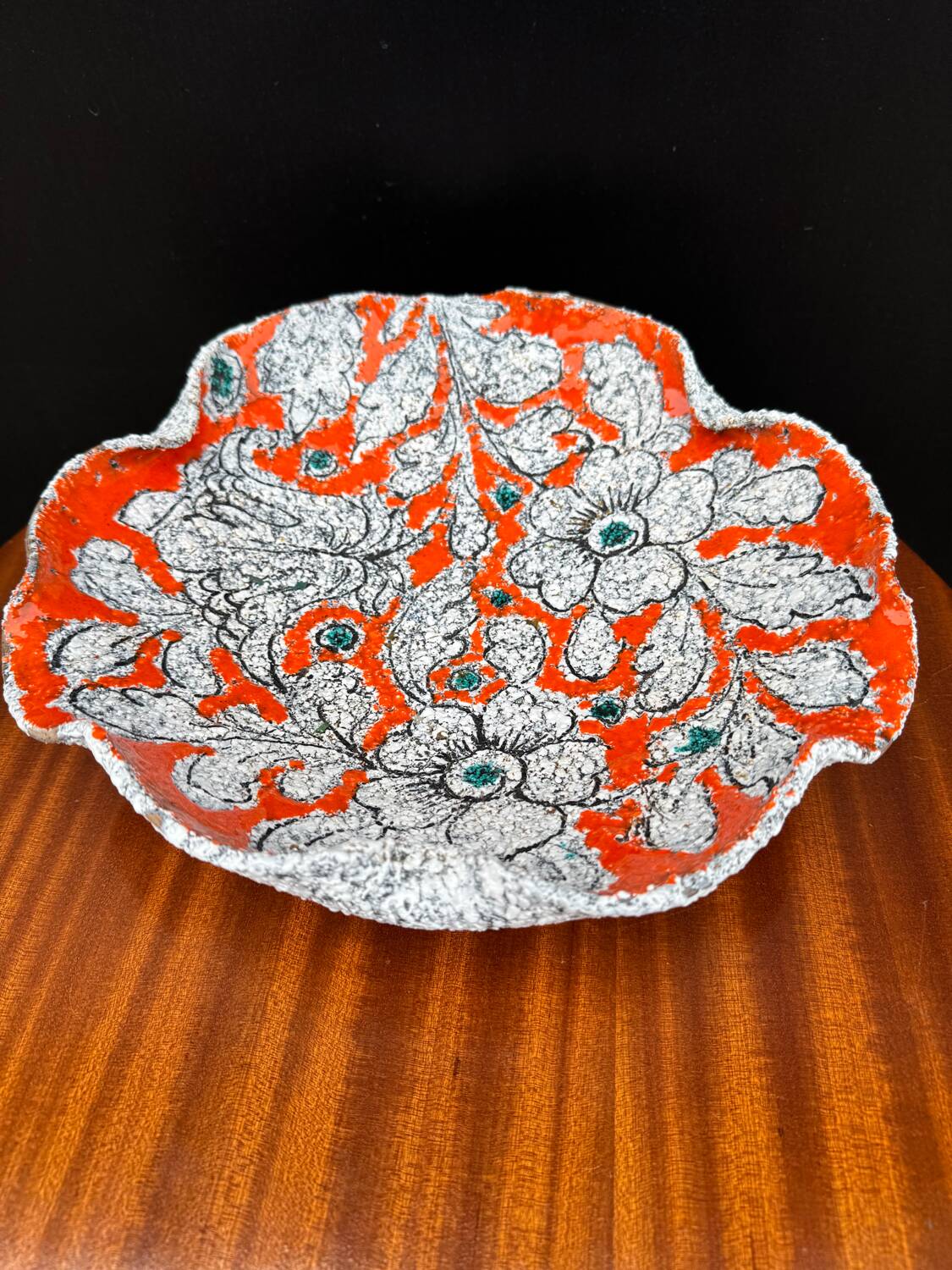 Ceramic pocket dish Vallauris 1960s