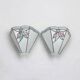 Paire d'appliques murales vintage style Tiffany.