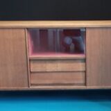 Oak-plated 1950s enfilade