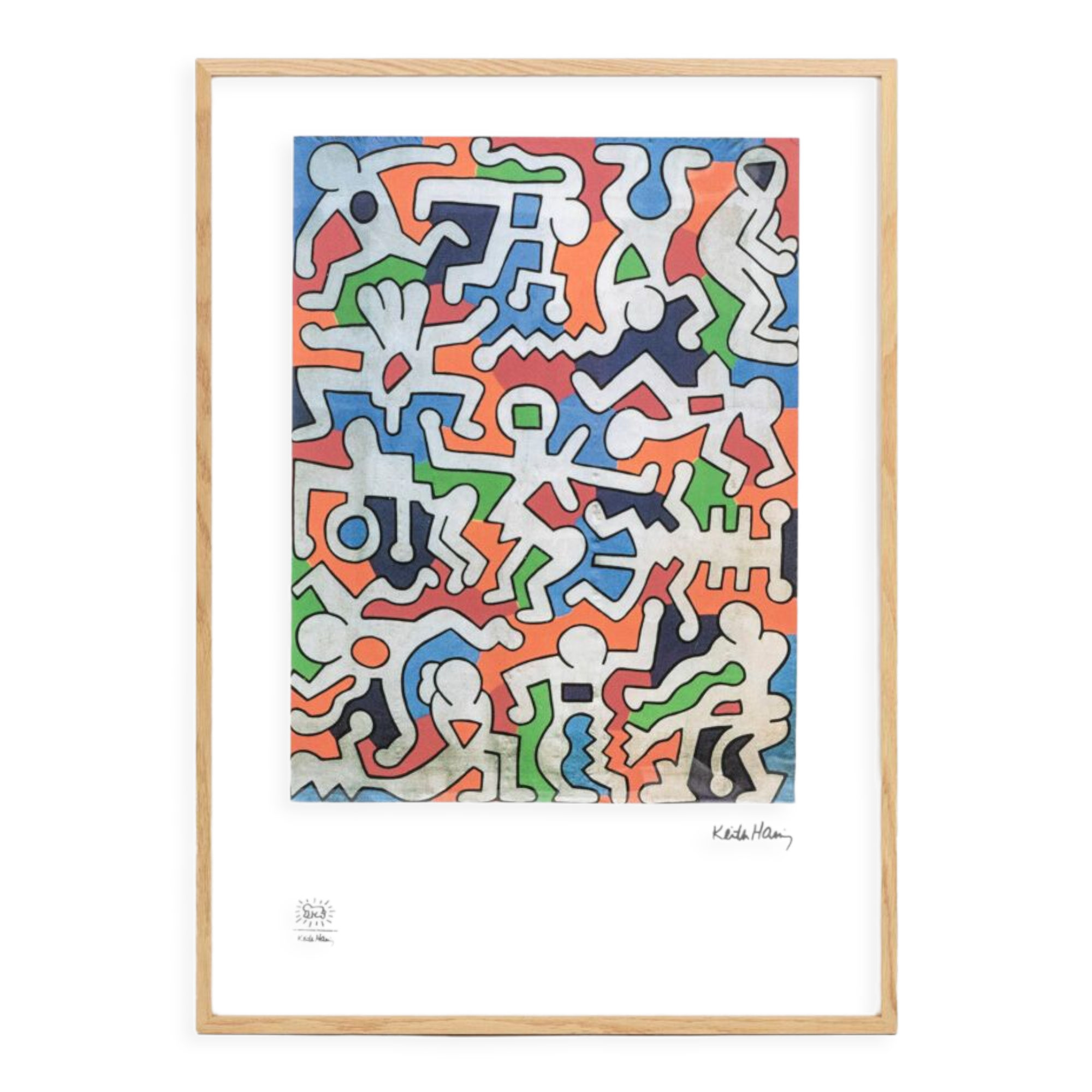 Keith Haring, screen printing, 1990s