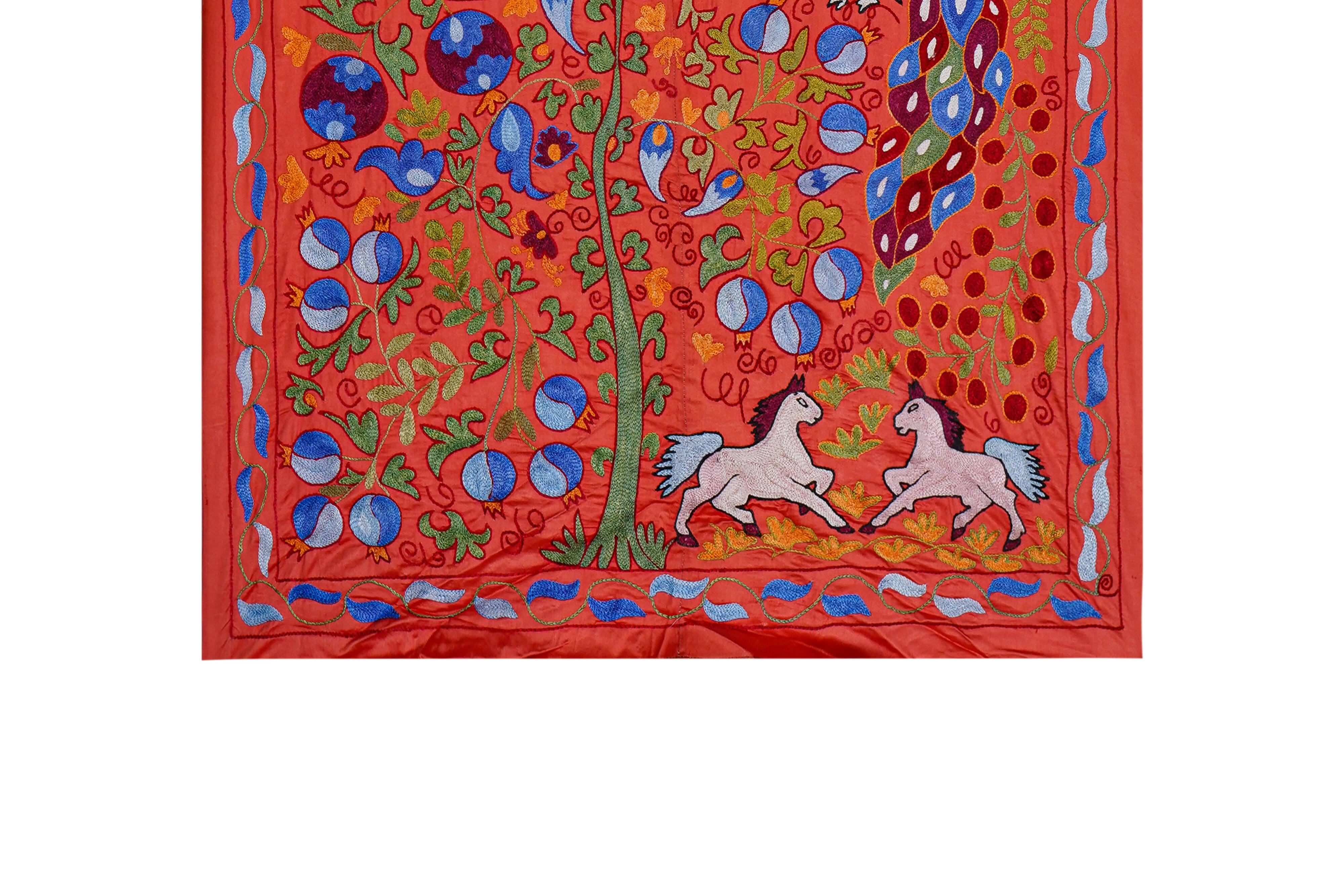 Hand-knotted rug, vintage Turkish rug 103x185 cm