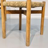 Series of 3 Méribel chairs by Charlotte Perriand