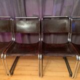 A set of six S33 chairs by Mart Stam, Thonet, Germany, 1960s.