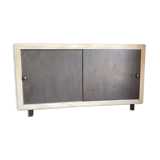 Storage cabinet sliding door