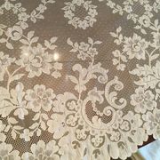 Lyon lace tablecloth prestigious brand Doguin made on crafts in Tulle