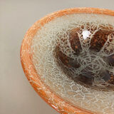 German Glass Bowl by Karl Wiedmann for WMF Ikora, 1930s Baushaus Art Deco