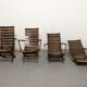 Series of 4 relax armchairs from the 60s/70s by Triconfort