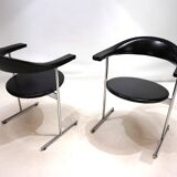 Set of 2 Kaufeld Airport 037 chairs by Geoffrey Harcourt, 1960
