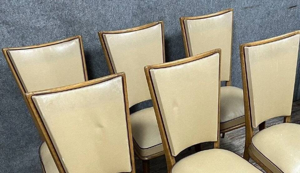 Set of 6 vintage chairs from the 1970s