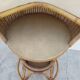 1950 vintage rattan cocktail bar