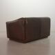 De Sede DS47 Extendable Brown Sadle Leather Loveseat Sofa. Switzerland, 70s
