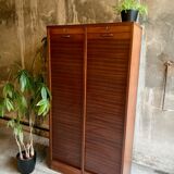 Meuble classeur double rideau