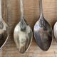 6 old teaspoons