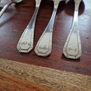Christofle - Set of 12 Tosca pattern silver-plated table spoons